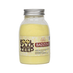 Koolzaad badzout fijne korrel 250 ml